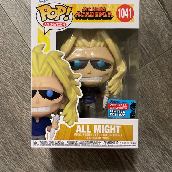 Nycc All Might 2021 Fall Convention Funko Pop - Picture 6 of 8